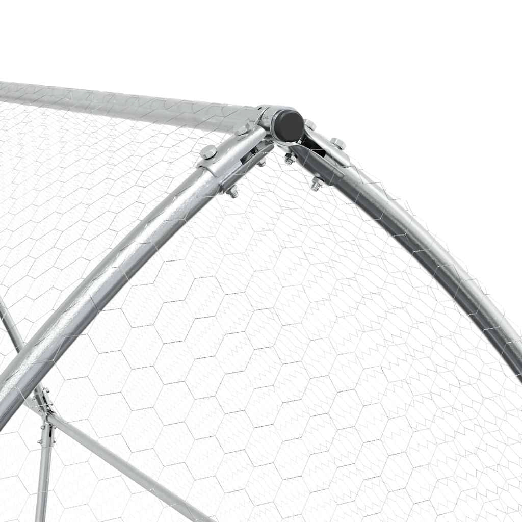 Gabbia per polli Silver 400 x 105 x 182 cm in acciaio zincato Silver 02_0041670