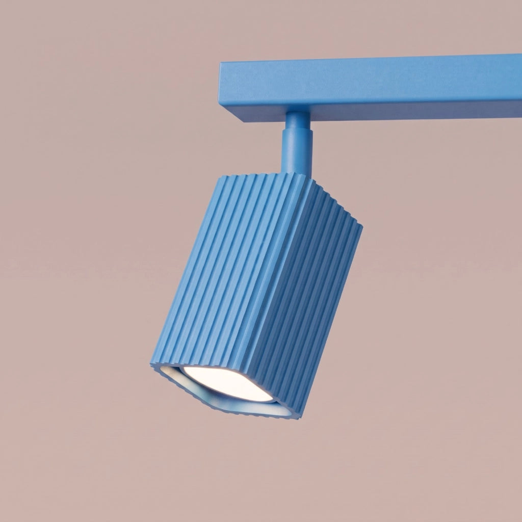 Plafoniera RAYO 6L azzurra