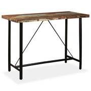 Tavolino da Bar in Legno Massello di Recupero 150x70x107 cm cod mxl 23673