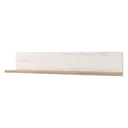 Picciano, Mensola un Ripiano, 120x19.5x22h cm Bianco Anticato