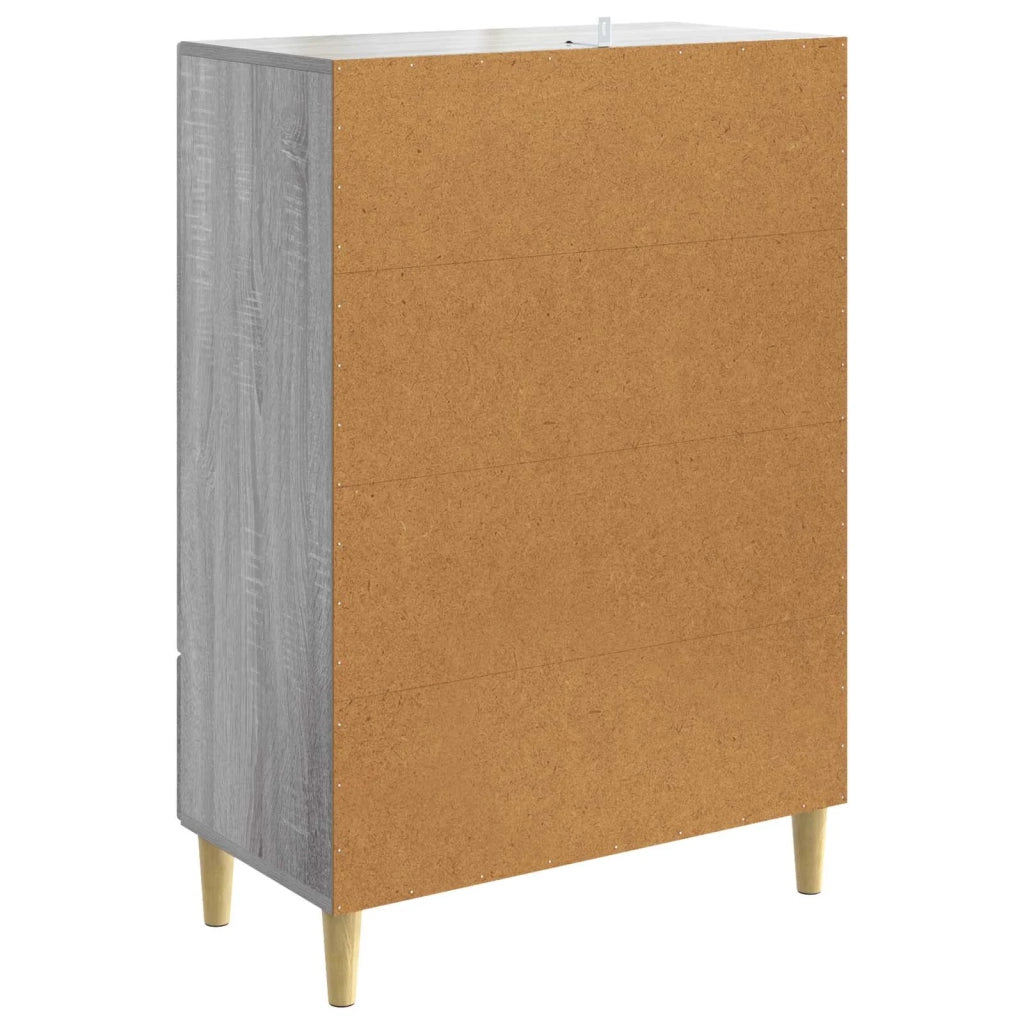 Credenza Sonoma grigio 66 x 34,5 x 95 cm Legno ingegnerizzato