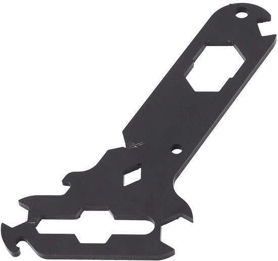 Kit di attrezzi 14-in-1 multifunzionale - Mozzo a pale multivalente - Strappatore di cavi - Apripetini - Design innovativo - Adatto per auto e caravan - Multitool