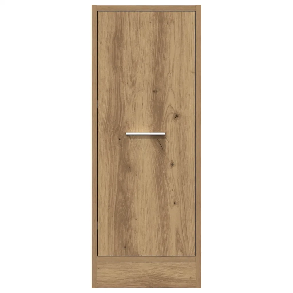 Mobiletto da farmacia multifunzionale 30 x 41 x 77,5 cm design vintage contenitore in legno di rovere ingegnerizzato realizzato artigianalmente 02_0050609