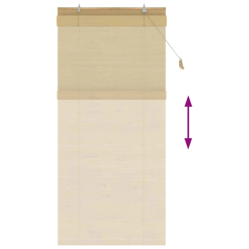 Tenda a rullo Naturale 90 x 220 cm Bambù 42040577