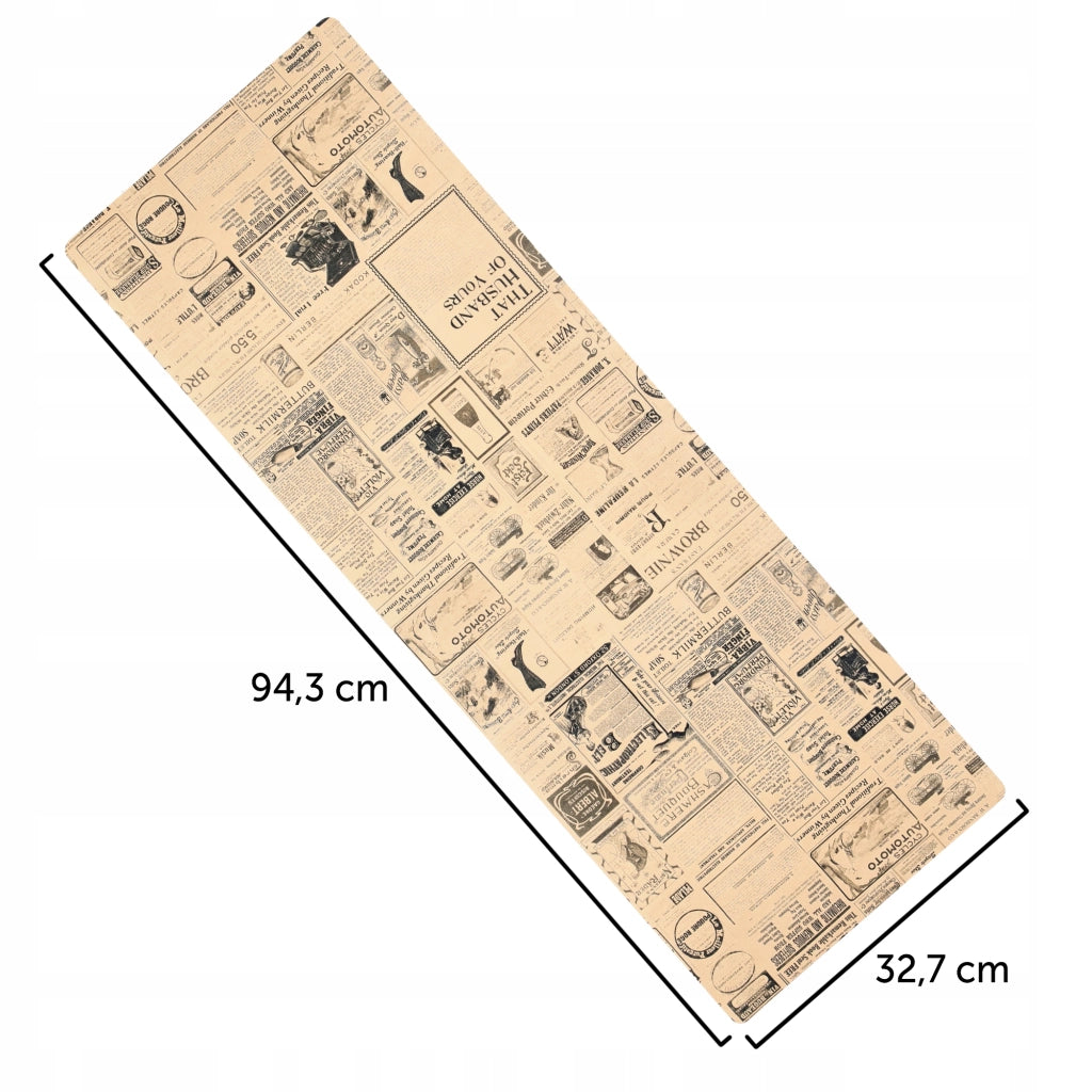 Tovaglia decorativa in feltro KADAX, stampata, 95x33 cm