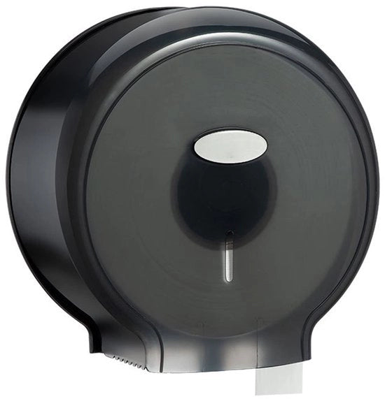 Dispensatore di carta igienica acqua-tight - unico contenitore a rotazione - fissaggio alla parete - contenitore a rotazione jumbo - antiscivolo - design rigido - contenitore per carta igienica