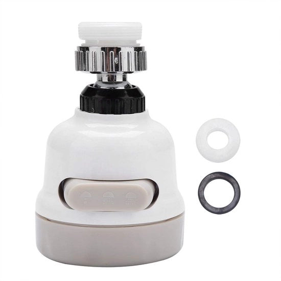Pompa da acqua con filtro, 3 modalità e funzione di rotazione a 360° - bocchetta regolabile
