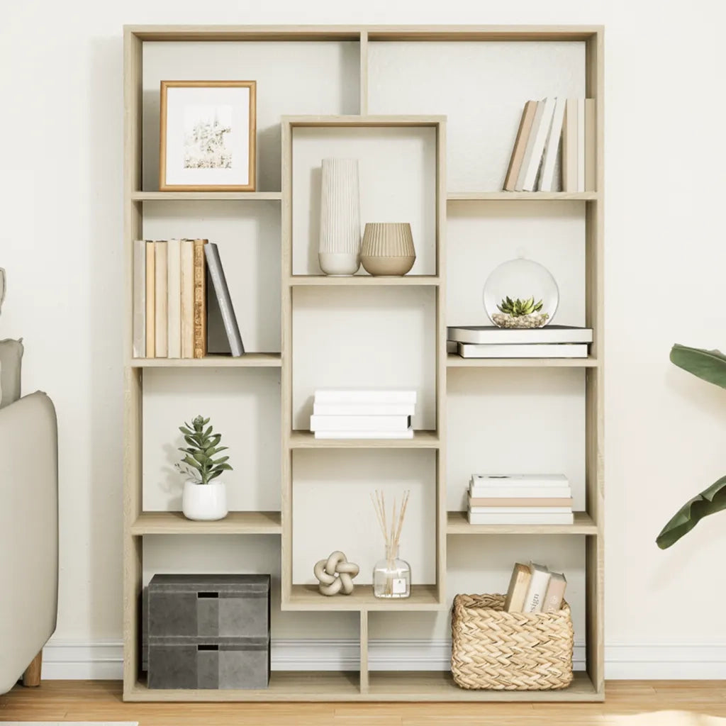 Libreria Rovere Sonoma 102x29x143 cm in Legno Multistrato 3310300