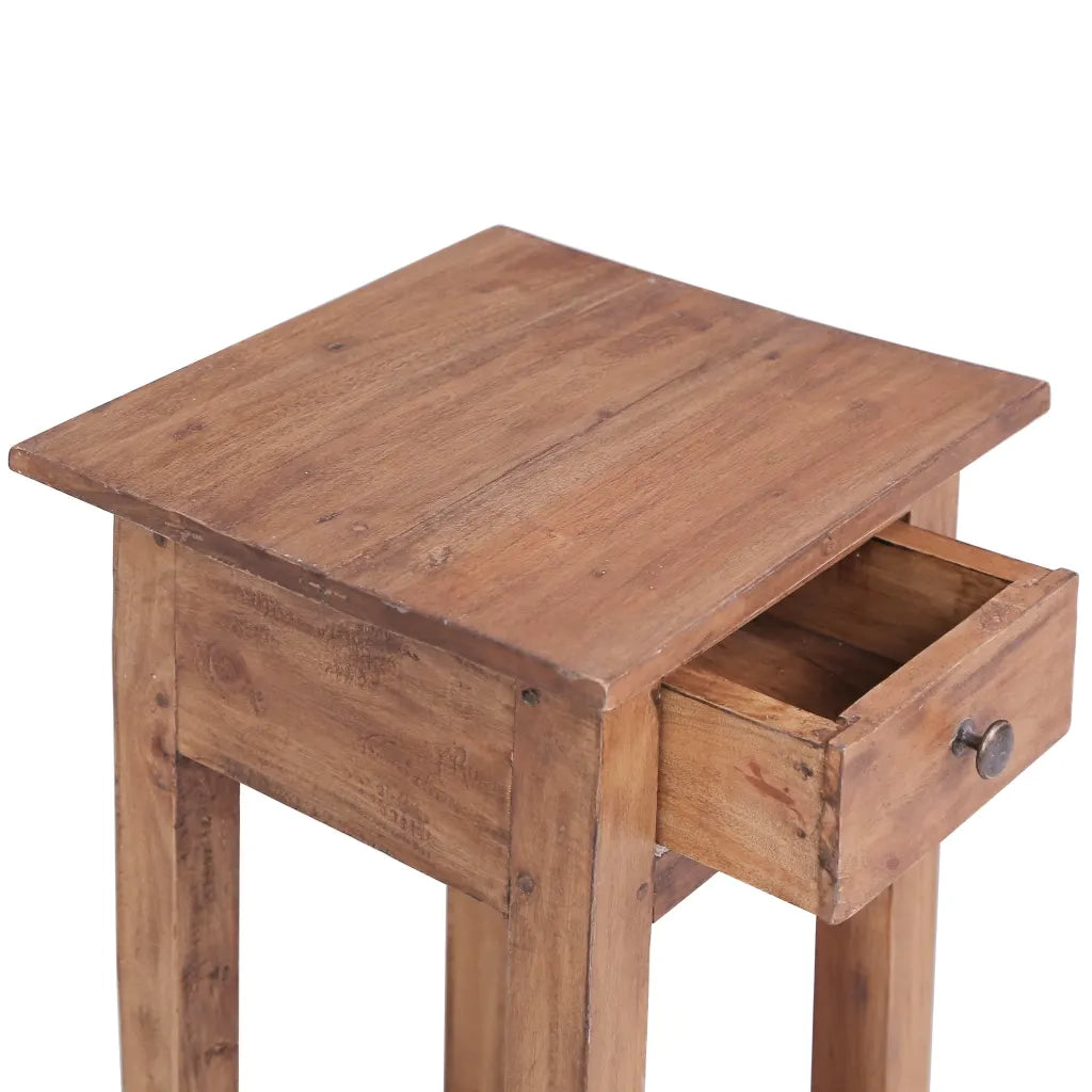 Piedistallo per Piante 30x30x67 cm in Legno Massello di Mogano 283923