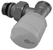 VALVOLA TERMOSTATIZZABILE IN OTTONE SQUADRA  3/8 FILETTATURA 24 IVR 563