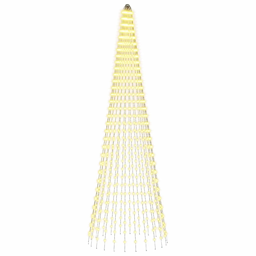 Luci per albero di Natale con picchetti 744 LED Bianco caldo e 42053545