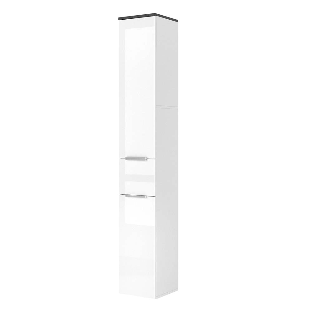 Vicco Mobile bagno alto Bianco lucido 30 x 190 cm