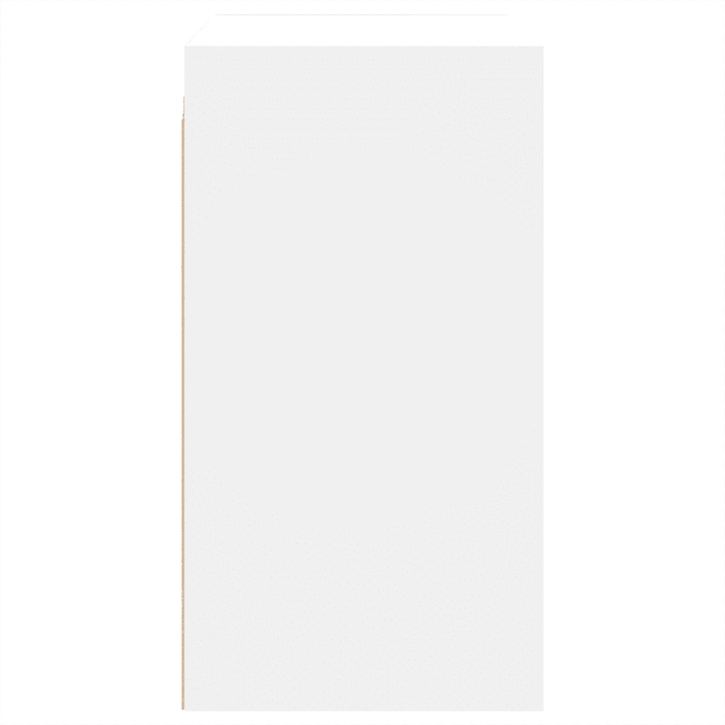 Mobile a Muro con Ante in Vetro Bianco 68x37x68,5 cm 836490