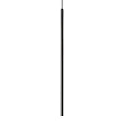 Lampadario Contemporaneo Ultrathin Metallo Nero Led 12W 3000K Ip20