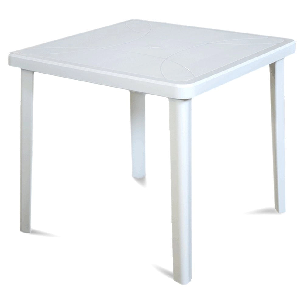 Tavolo Nettuno Cm 80 x 80X72 H Colore Bianco