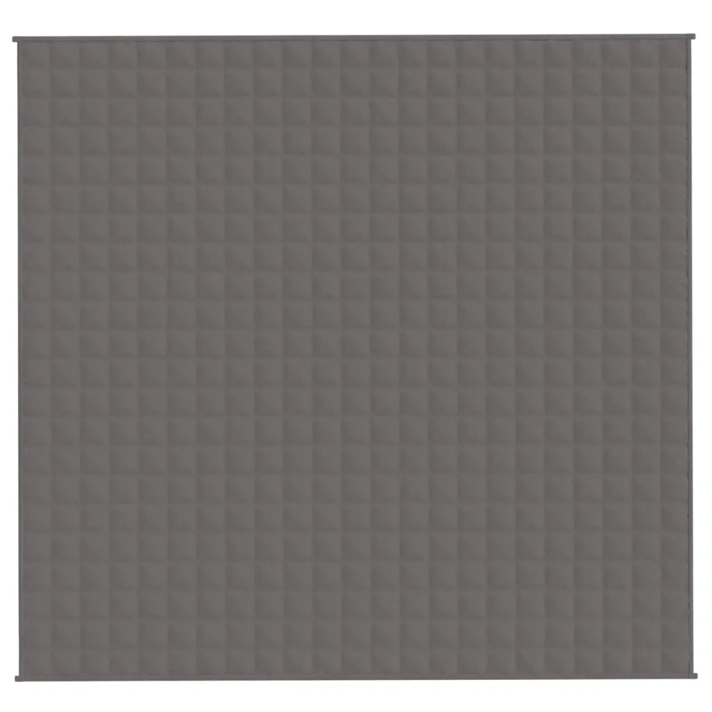 Coperta Ponderata Grigia 220x240 cm 15 kg Tessuto