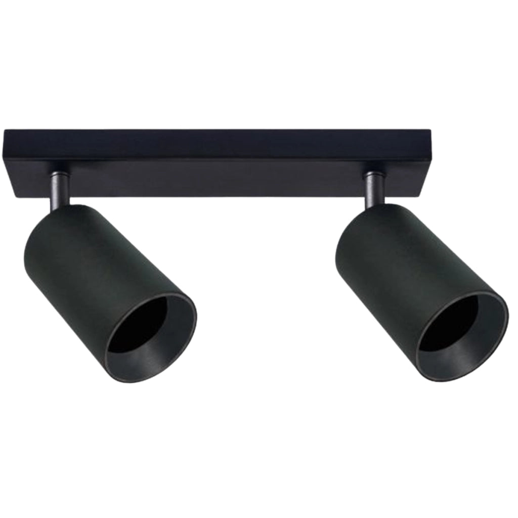 Lampada parete/soffitto 2xGU10 nero oro Maribel Polux