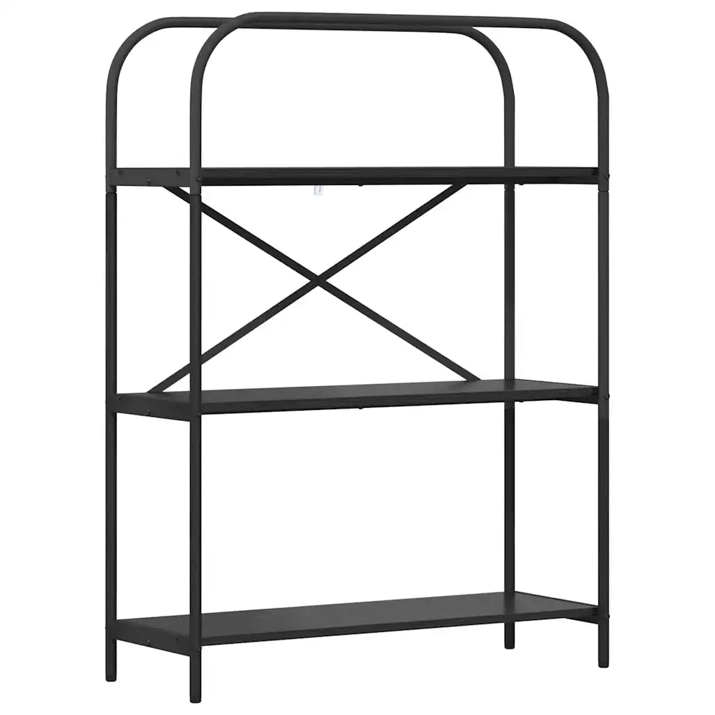 Libreria Rovere Nero 80 x 30 x 109 cm Legno multistrato 879845