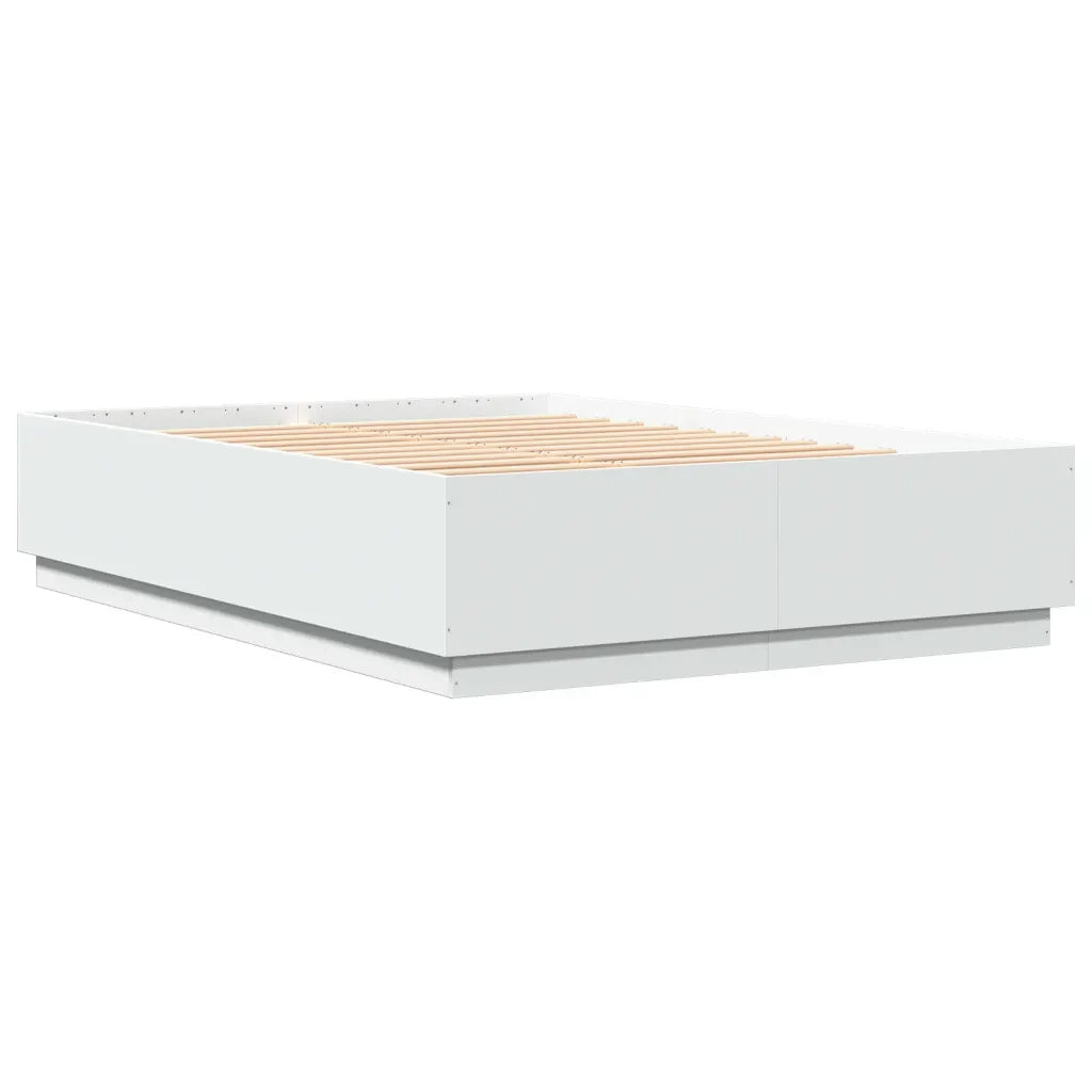 Giroletto-Struttura Letto Bianco 150x200 cm in Legno Multistrato 814676