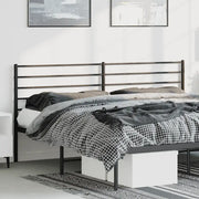 Testiera in Metallo-Testiera in Ferro-Testata Nero 180 cm 724307