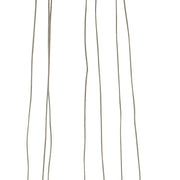 Lampadario Contemporaneo Grappolo Acciaio Cromo Vetro Bianco Led 2,5W 3000K
