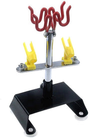 Supporto per pennello ad aria compressa - Tavolo per 4 pennelli ad aria compressa - Altezza regolabile - Morsetti antiscivolo - Obbligatorio per gli artisti - 22 x 24 x 7,5 cm - Supporto per pennelli ad aria compressa