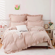 Coperta per letto per ragazze - 155 x 220 cm, Rosa, Sovraccoperta morbida, Oeko-Tex Microvezel con cerniera