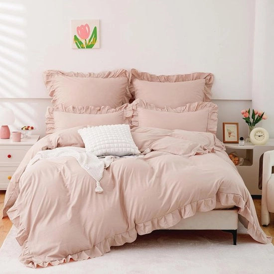 Coperta per letto per ragazze - 155 x 220 cm, Rosa, Sovraccoperta morbida, Oeko-Tex Microvezel con cerniera