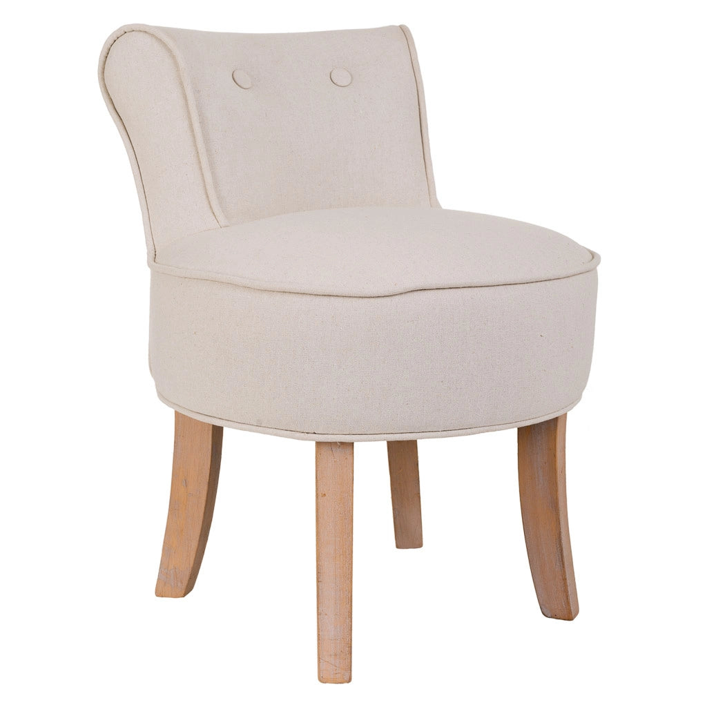Panchina in legno imbottita 45x46x36/58h cm