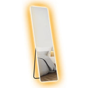 Specchio a Pieno Corpo con Luci LED ¨C Minimal ¨C 150x40 cm Trasparente