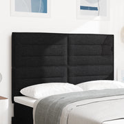 Testata a LED Design Linee Nero 72 cm Tessuto