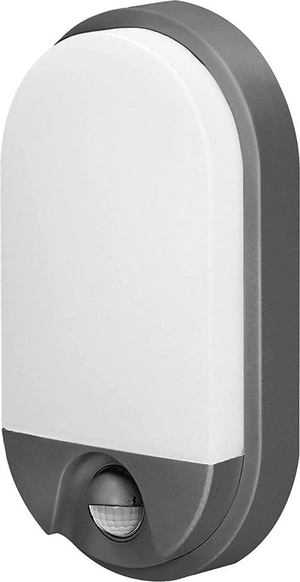 Lampada LED esterna con sensore di movimento - 1100lm 4000K IP54 (Grigia)