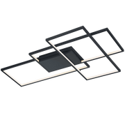 Plafoniera Led Interno Parete Soffitto Rettangoli Antracite 115cm Thiago GD Trio