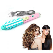 Trade Shop - Spazzola Sonar Sn-013 Da Viaggio Piastra Capelli 2 In 1 Capelli Lisci Ricci 160° -