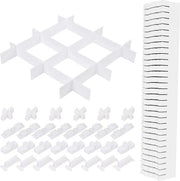 Organizzatore per capi opaca, cassettino per biancheria, scatola pieghevole per capi, accessori, sciarpe, reggisen, calze, cravatte, grigio chiaro