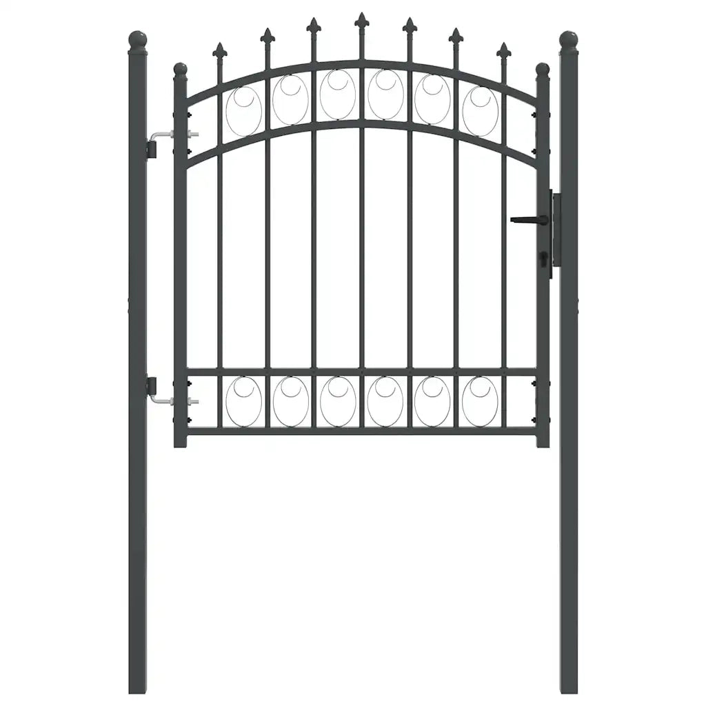Cancello della recinzione con punte EMMEN 100 x 100 cm CFW1543125