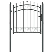 Cancello della recinzione con punte EMMEN 100 x 100 cm CFW1543125