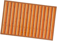 Tappeto Bamboo Legno 50x175 cm Stuoia Cucina Degradè Tovaglietta Colazione Retro Antiscivolo Beige