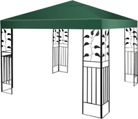 Copertura per Gazebo, Tetto Ricambio per Gazebo, Tetto del Padiglione 3x3 m (Verde)