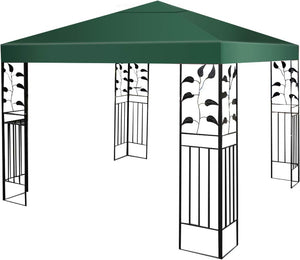 Copertura per Gazebo, Tetto Ricambio per Gazebo, Tetto del Padiglione 3x3 m (Verde)