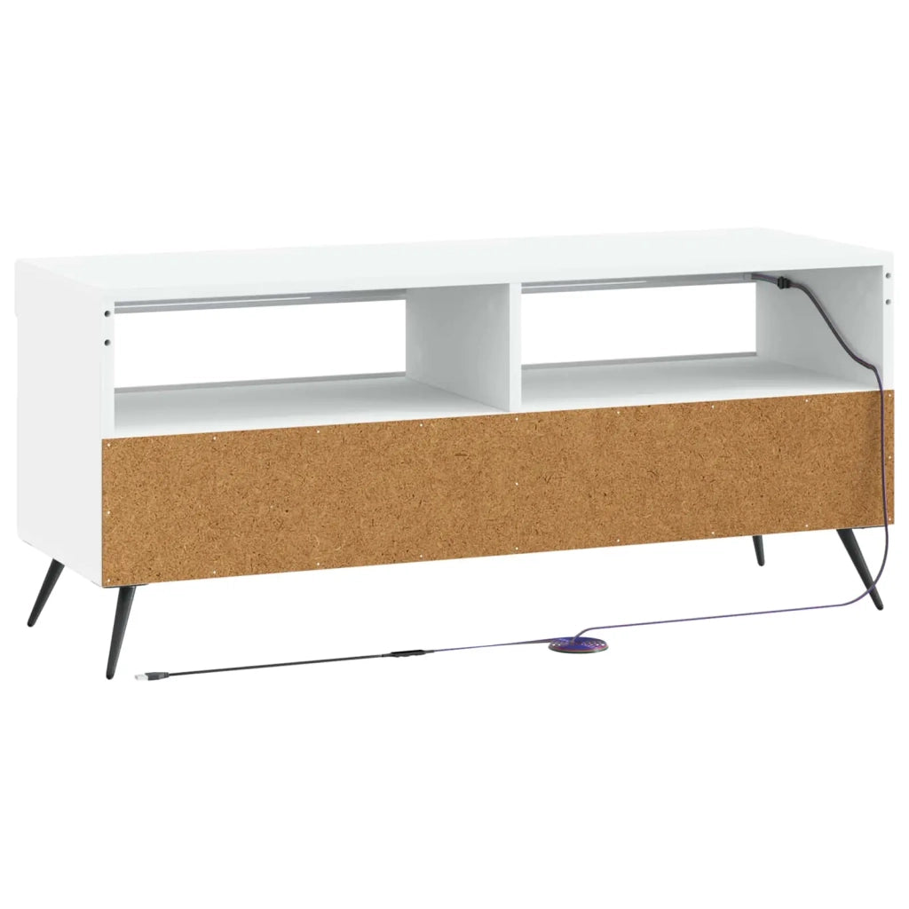 Mobile TV LED Bianco Legno ingegnerizzato 897645