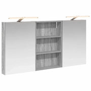 Set di Armadi da Bagno | Armadio da bagno con porta 3 pz 120 x 10,5 x 60,5 cm