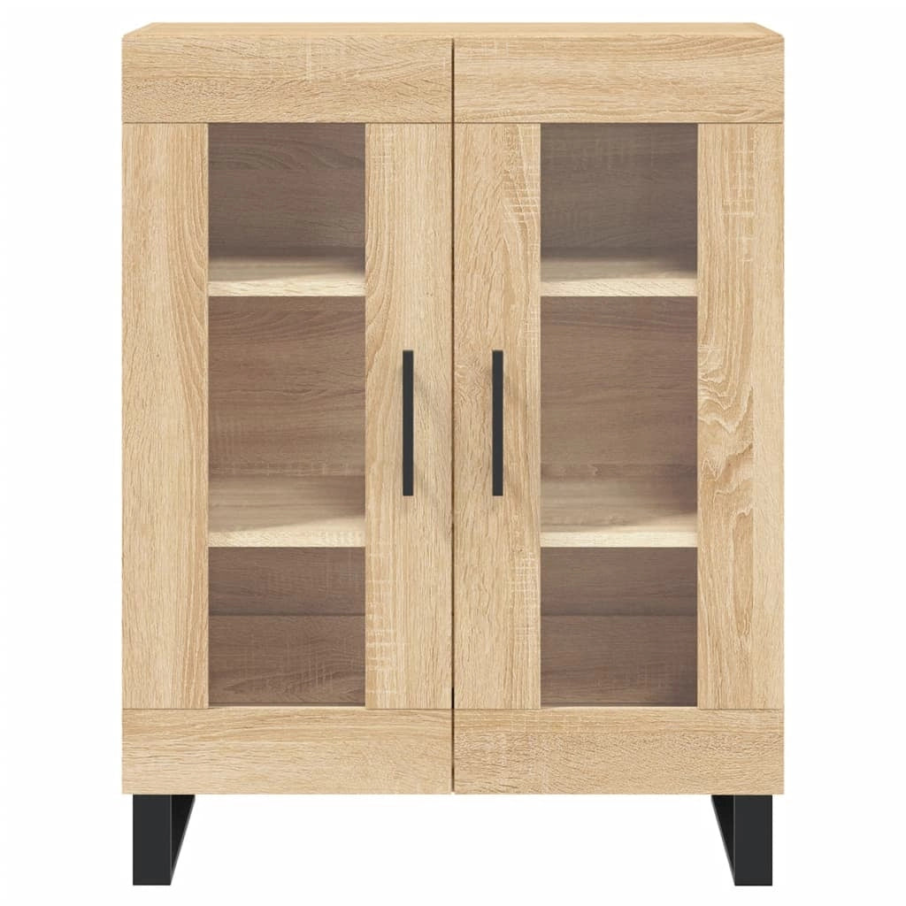 Buffet credenza cassettiera armadio mobile contenitore organizer cucina soggiorno rovere Sonoma 69,5 x 34 x 90 cm legno ingegnerizzato marrone 02_0031670