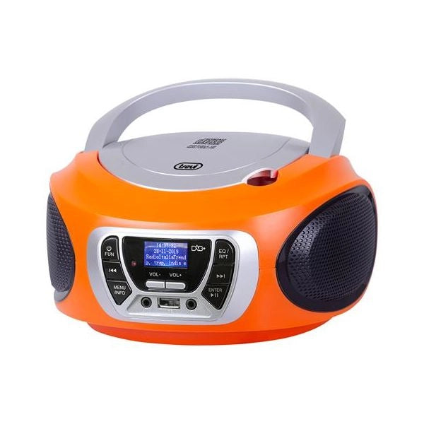Trevi cmp 510 dab digitale 3 w dab, dab+, fm arancione riproduzione mp3 - CMP 510 DAB ARANCION