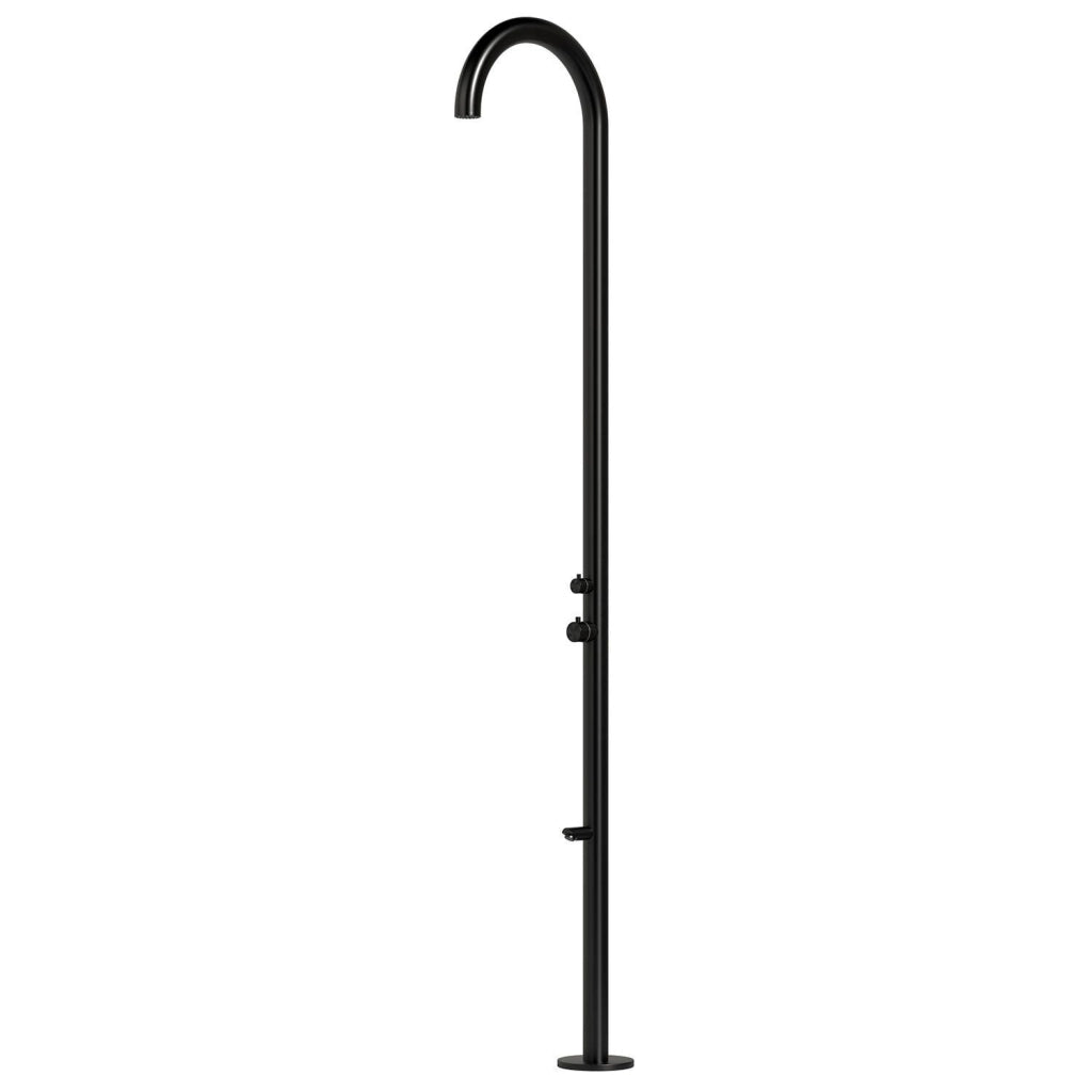 Doccia da Giardino in Acciaio Inox con Sistema C-box Sined Olbia Nero