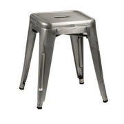 Sgabello ferro bristol galvanizzato cm 39x39h45