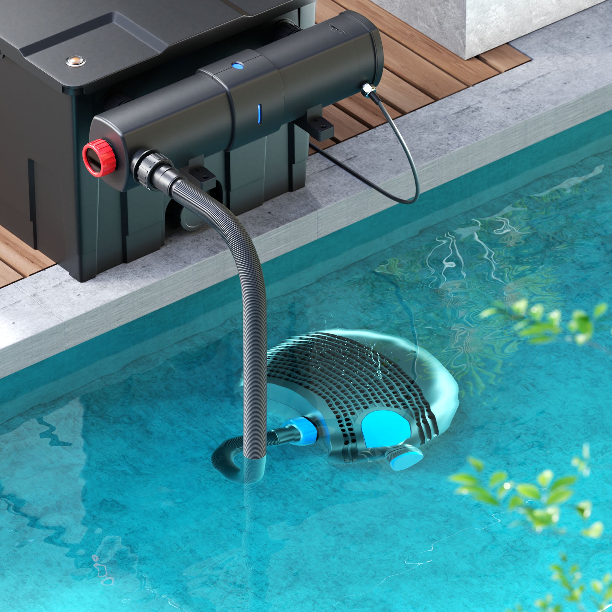 CTF-1600B SuperECO Pompa laghetto e ruscello 16000l/h 140W per circolazione acqua