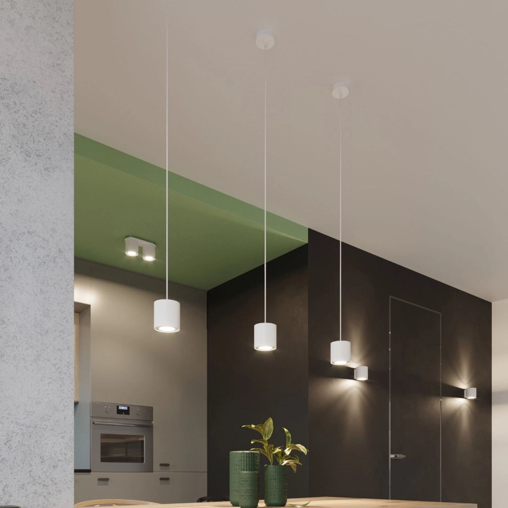 Faretto soffitto Rondeo 1 luce bianco Pure Lume GU10