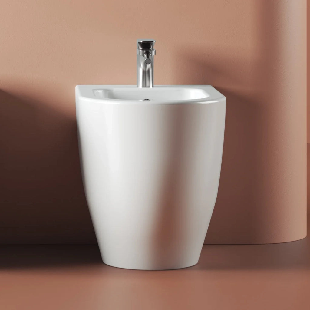 Bidet Da Terra The ArtCeram Bianco Lucido "Monet"