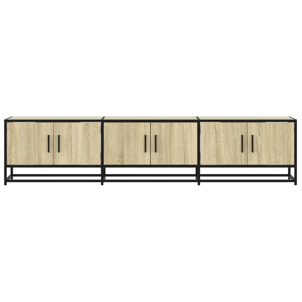 Mobile TV multimediale mensola TV credenza mobile TV sala da pranzo soggiorno camera da letto rovere Sonoma 180 x 35 x 41 cm legno ingegnerizzato marrone 02_0027512